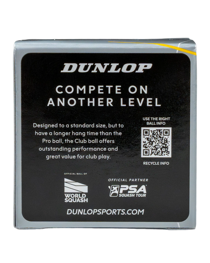 Dunlop Club Squash Ball packaging 2