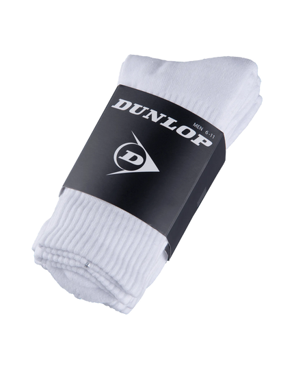 Dunlop Men's Crew Socks white packaging