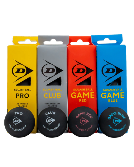 Dunlop Mixed Pack 4x 3 Ball Box
