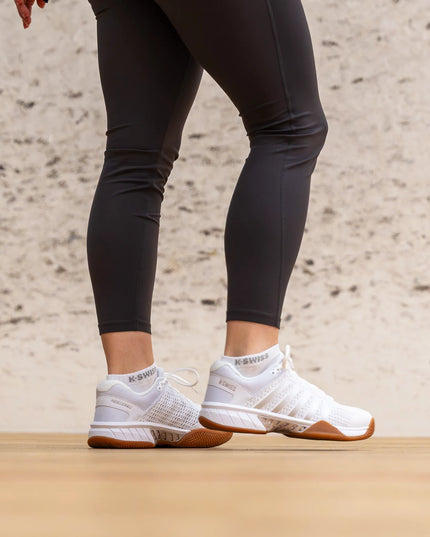 K-Swiss Express Light Indoor white rose gold model