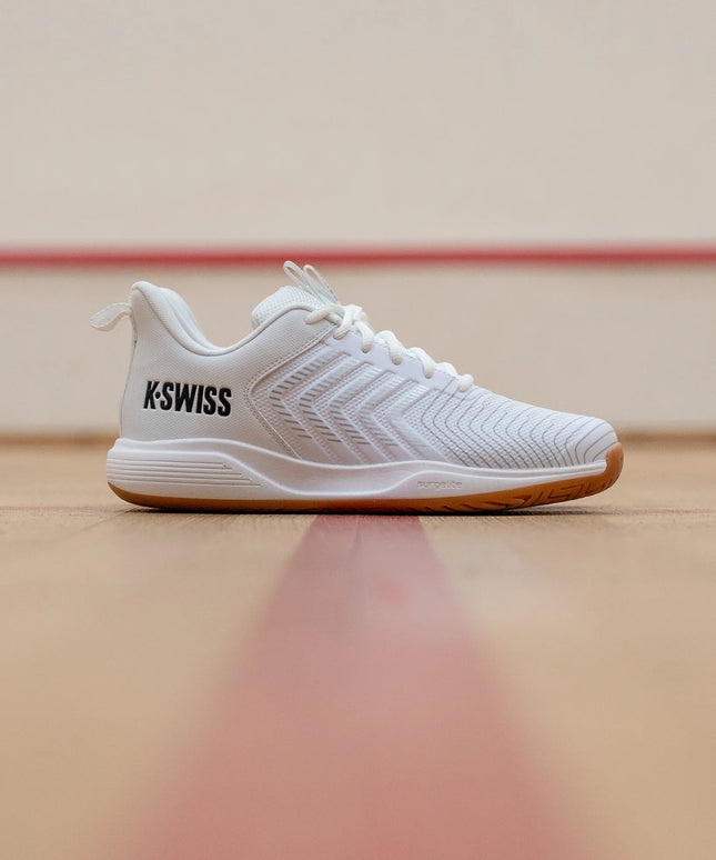K-Swiss Ultrashot Light Indoor white / black / silver on court