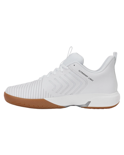K-Swiss Ultrashot Light Indoor white / black / silver side