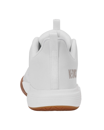 K-Swiss Ultrashot Light Indoor white rose gold heel