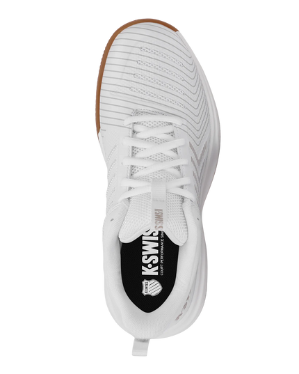 K-Swiss Ultrashot Light Indoor white rose gold top view