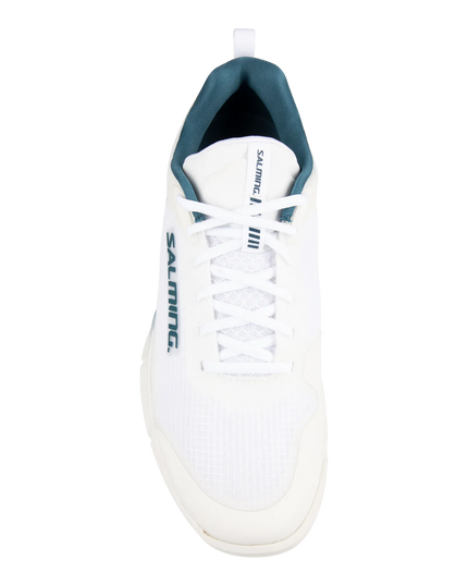 Salming Viper Pro white blue top view
