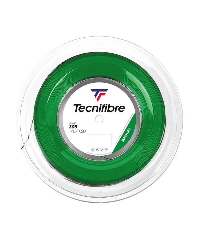 Tecnifibre 305 Squash 1.20 Green - Reel 200 m