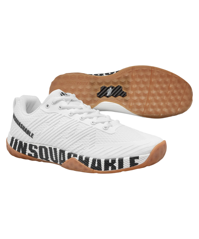UNSQUASHABLE FAST-TEC PRO Squash Shoe white angle