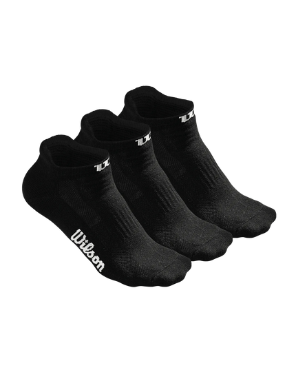 Wilson Women's No Show Socks black 3 pairs
