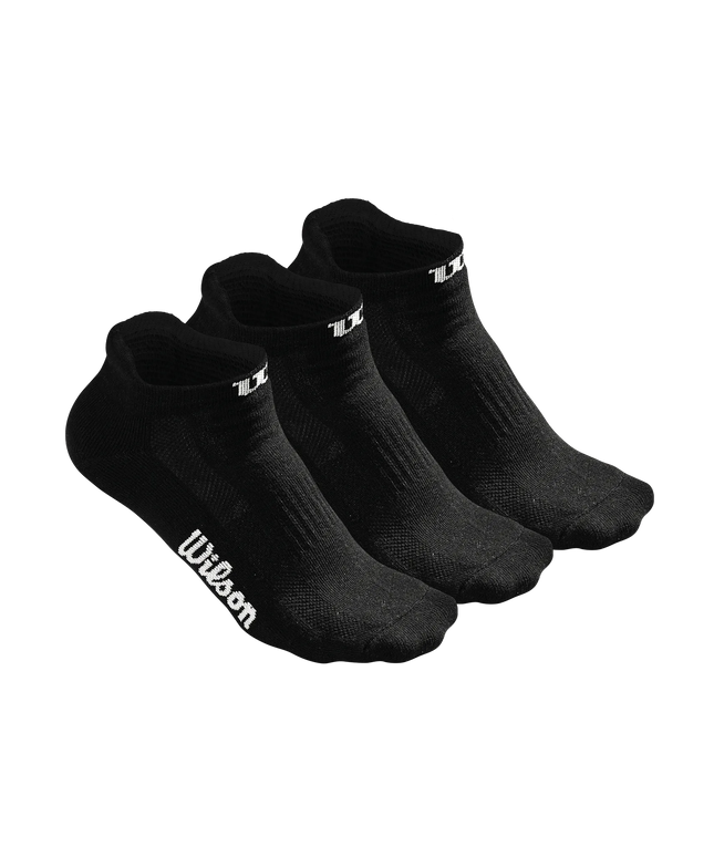 Wilson Women's No Show Socks black 3 pairs